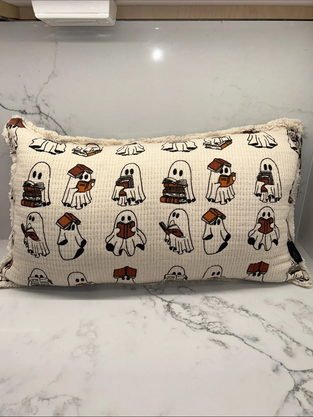 Rachel Zoe Ghost Reading Book Pillow